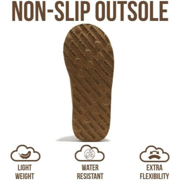 ๐Women Project Cloud Wheat Leather Soft Memory Foam Cozy Supportive Slipper - Picture 8 of 10